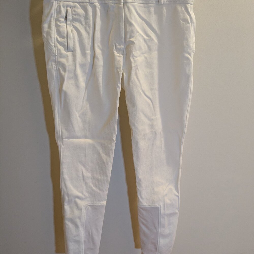 Horze White Full Seat Dressage Breech - Like New